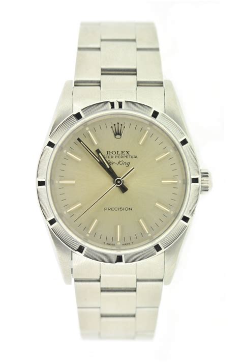 rolex air king second hand|Rolex Air-King price uk.